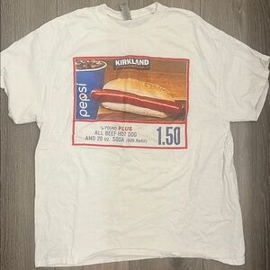 Costco hot dog shirt